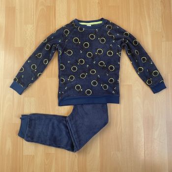 Pyjama garçon HEMA – Bleu marine vélos – 9/10 ans (134/140)
