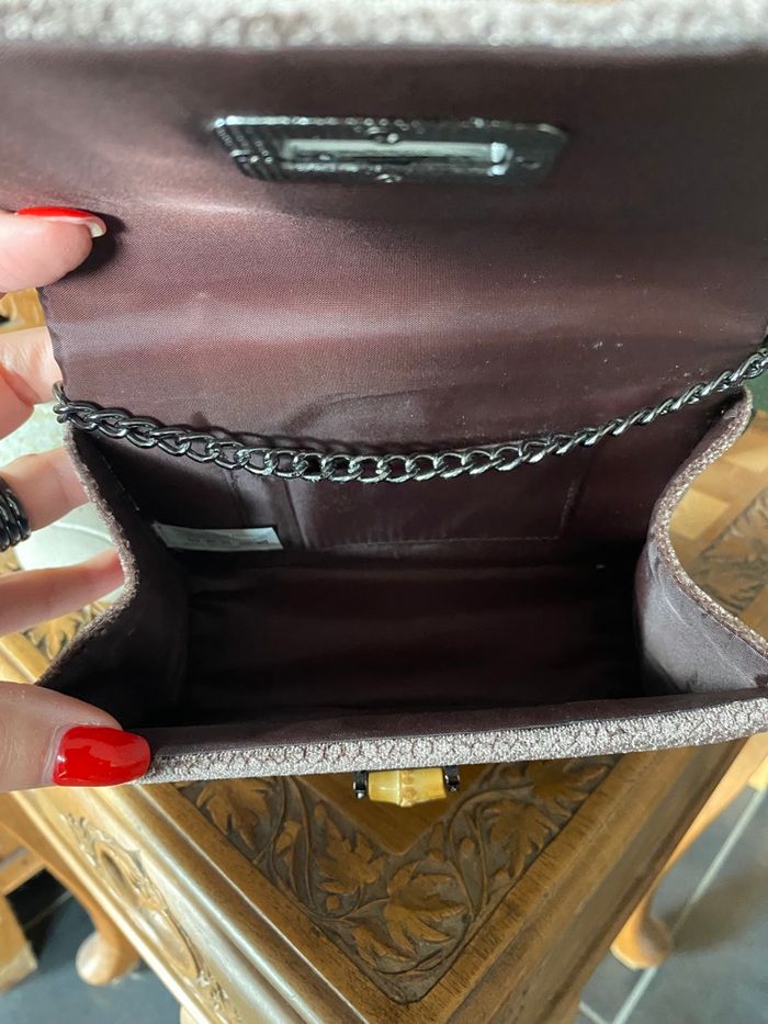 Mini sac à main velours neuf - photo numéro 3