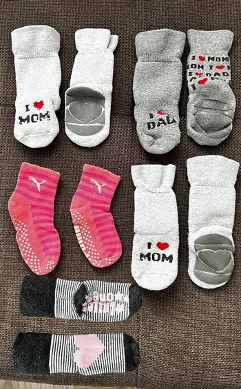 Chaussettes d'hiver antidérapantes 12-18 mois