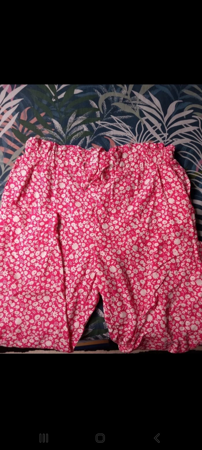 Pantalon fluide fleuri - photo numéro 3