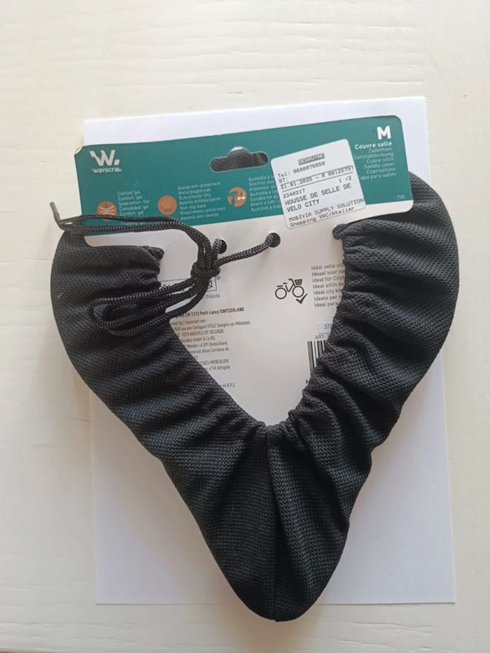Housse de selle rembourrée pour vélo taille M (vélo de ville) neuve avec étiquette - photo numéro 6