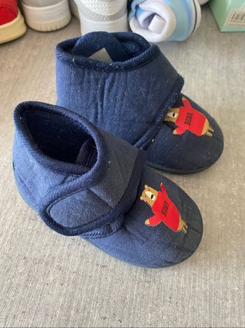 Pantoufle bleu marine