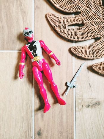 🙅Power rangers dino fury - Figurine 30 cm ranger rouge avec épée - marque Hasbro