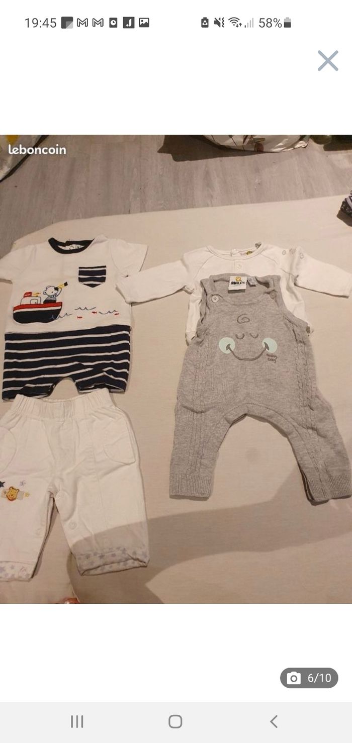 Vetement garçon 1 mois - photo numéro 6