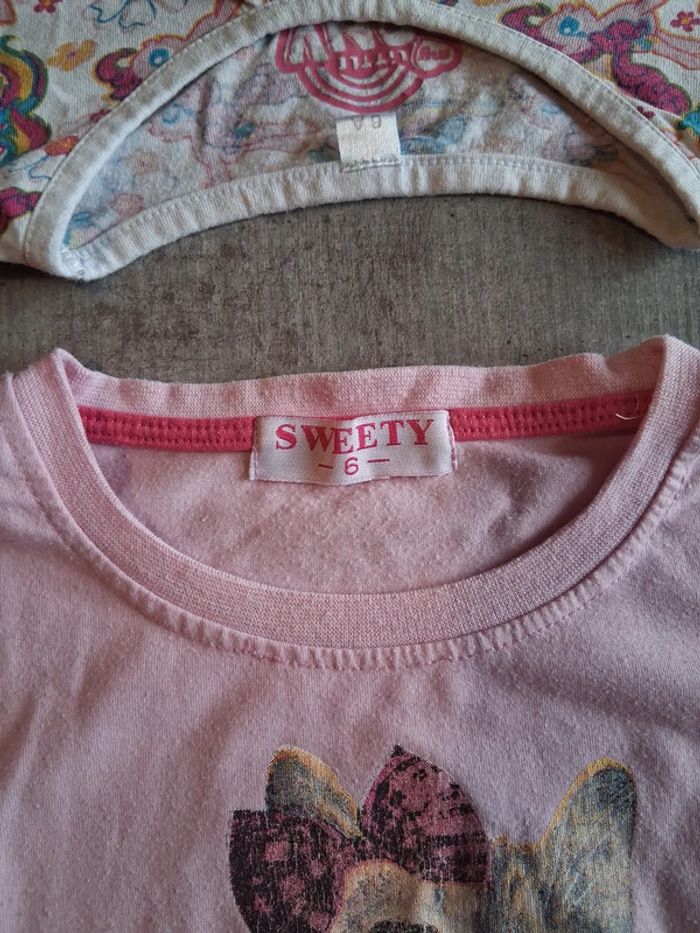 T-shirt manches courtes 6ans sweety - photo numéro 2