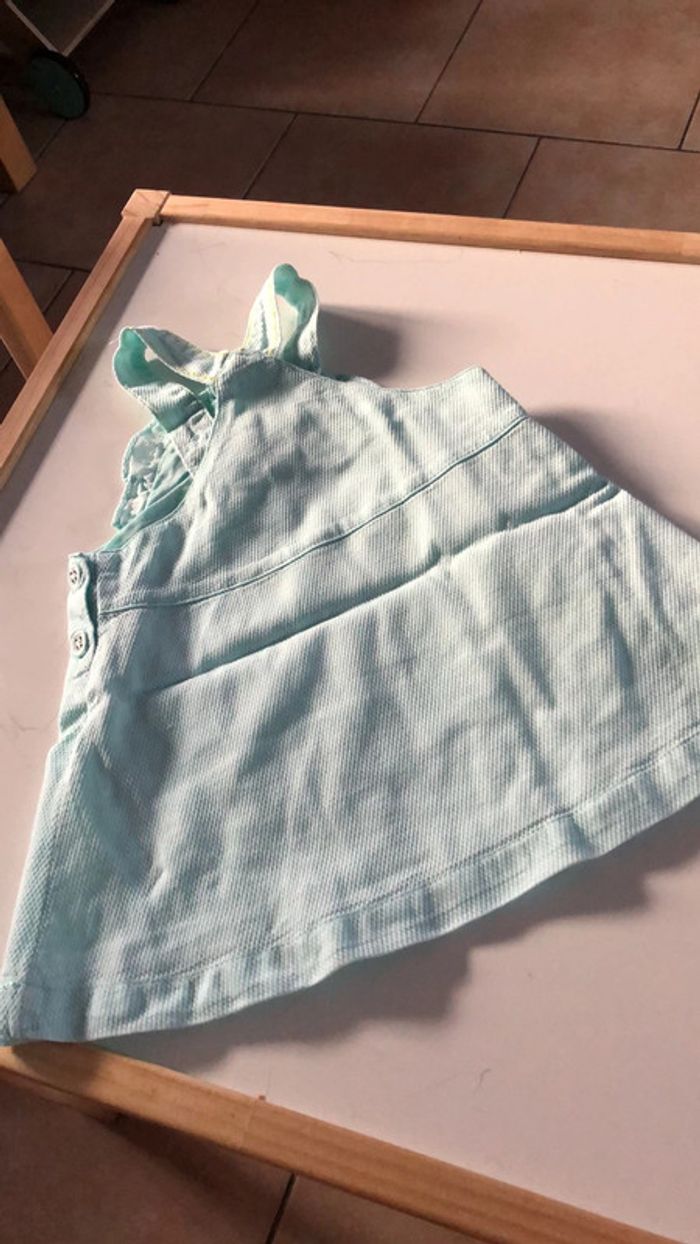 Robe salopette à volant thème mer - photo numéro 4
