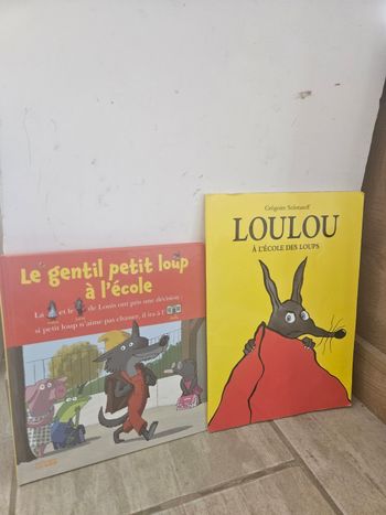 Livre Petit loup à l'école+ loulou