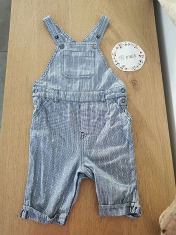 Salopette légère bébé garçon 18mois orchestra tbe