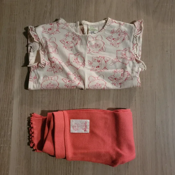 Legging + Tee-shirt Disney Marie 24 mois