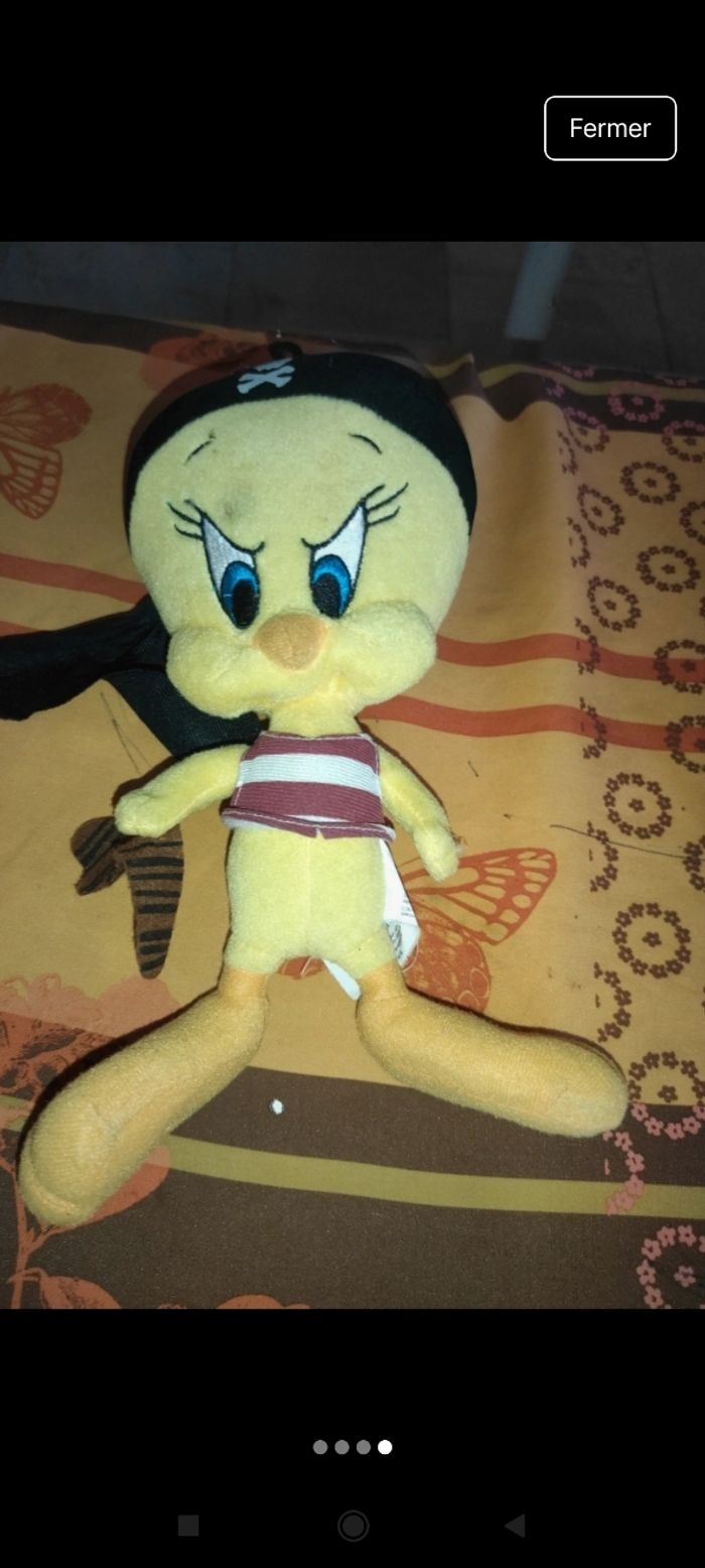 Peluche Titi pirate j37 - photo numéro 2