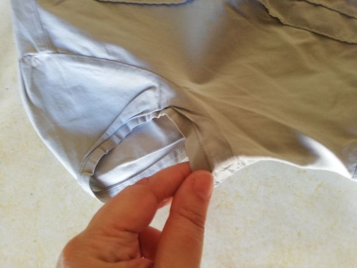 Chemise manches courtes t. 40 gris clair Jacqueline Riu. - photo numéro 5