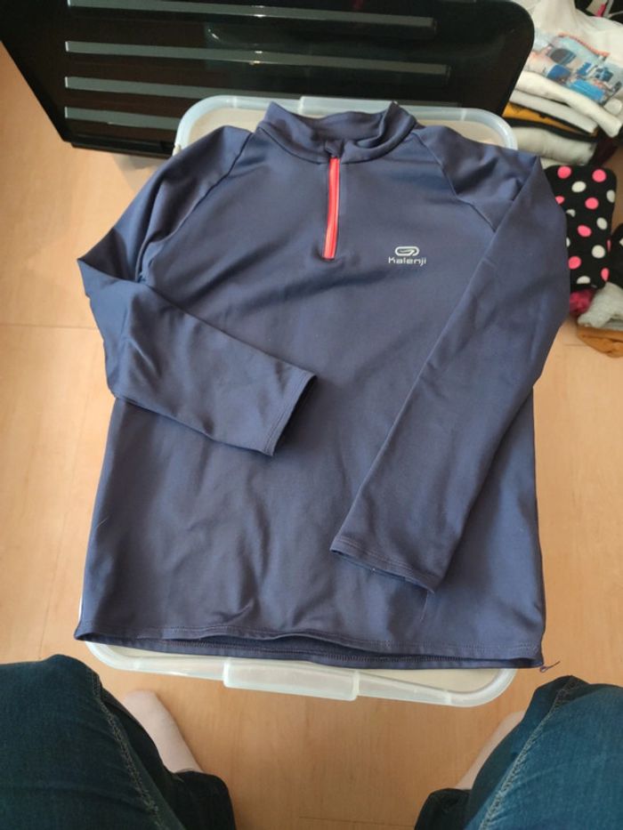 Veste intérieur polaire course a pied kalenji 10 ans