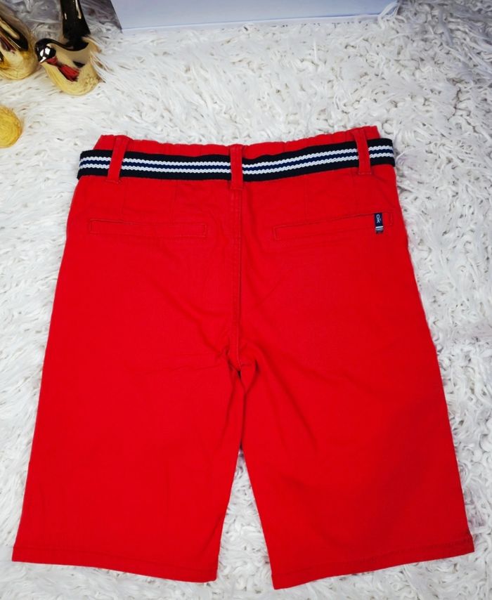 Bermuda slim rouge Garçon taille 9 ans marque Okaidi 🎸 - photo numéro 5
