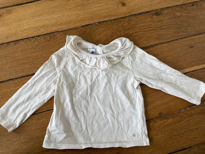 Tee shirt manches longues petit bateau 18 mois - photo numéro 2