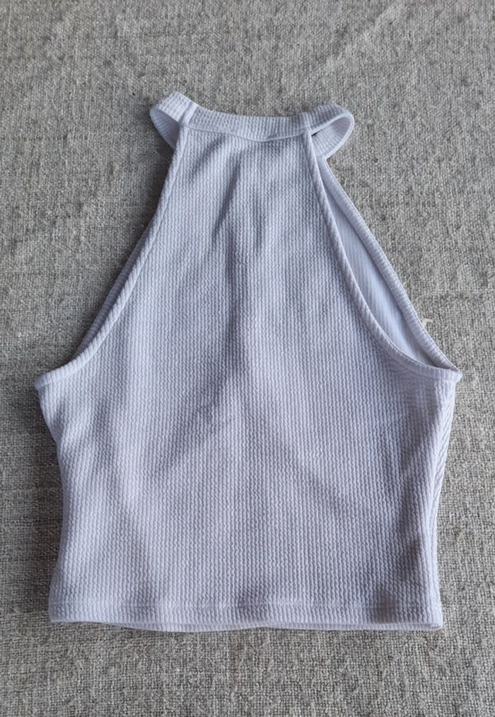 Crop top blanc Jennyfer, XS - photo numéro 2