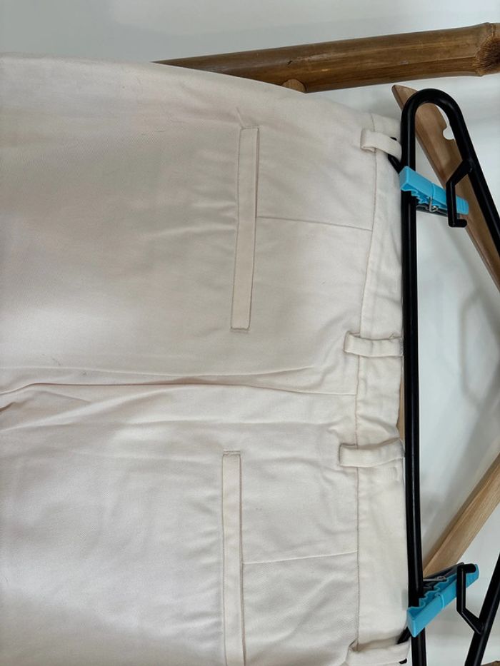 Pantalon habillé couleur crème Zara taille 40 - photo numéro 9