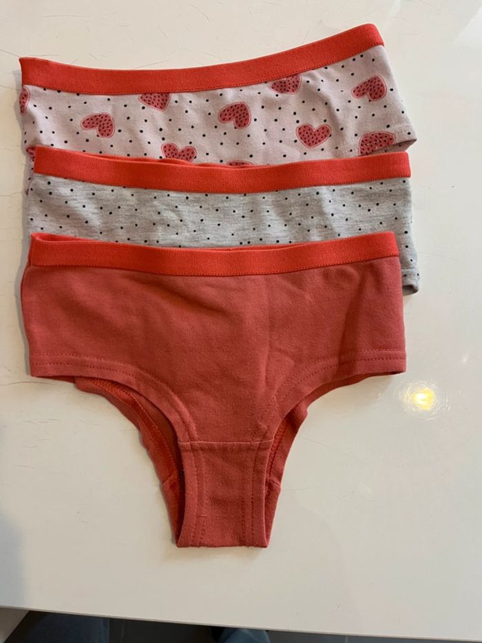 Lot 3 boxers fille