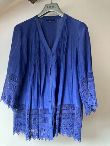 Blouse Caroll coton et soie