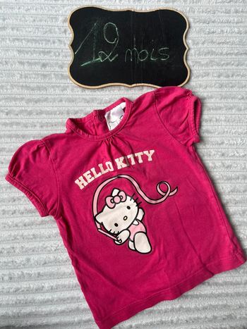 Teeshirt hello kitty 12 mois