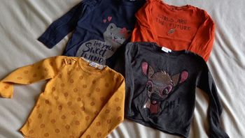 Lot de pulls filles 5-6 ans