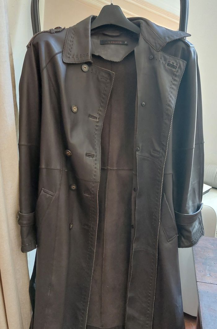 Manteau cuir femme - photo numéro 2