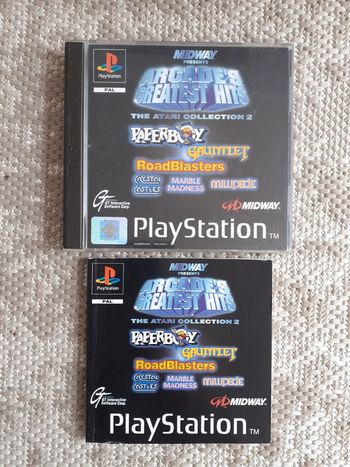 Playstation 1 ps1 Arcade's greatest hits the atari collection 2