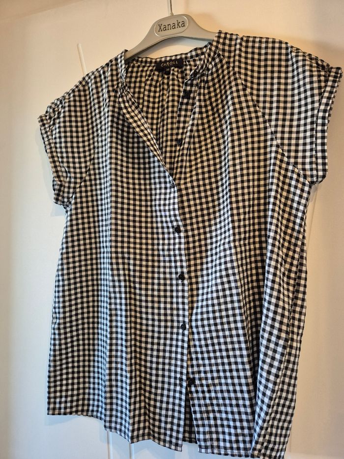 Chemisier Caroll à carreaux - photo numéro 2