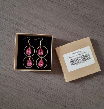 Boucle d oreille double créoles