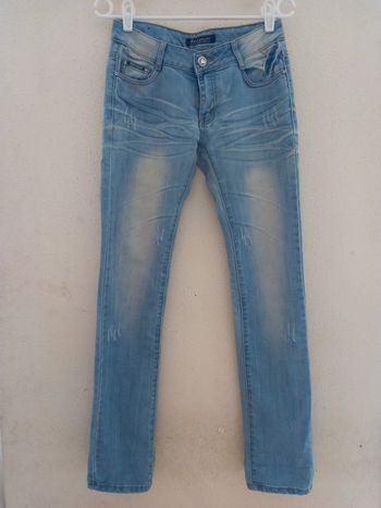 Pantalon jeans Femmes délavé Taille : 38