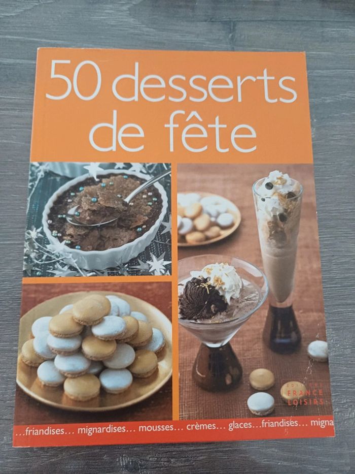 Livre 50 desserts de fête