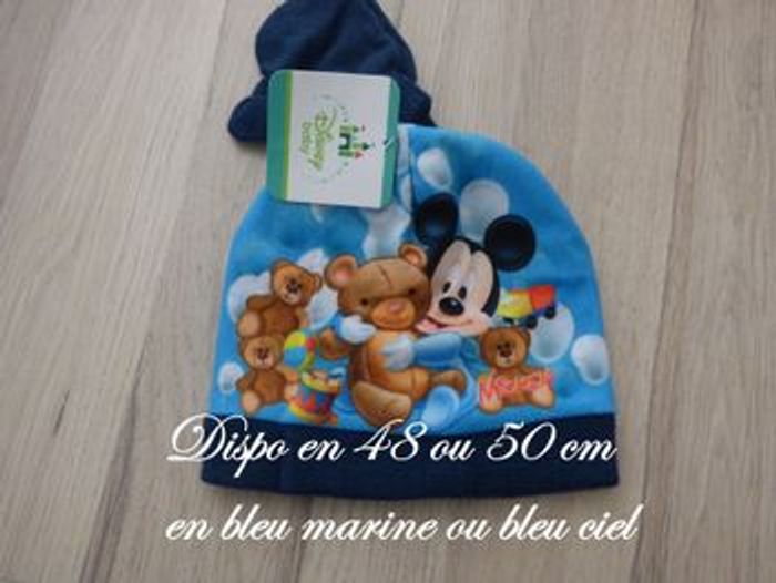 Bonnet plus moufles Mickey
