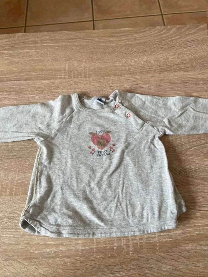 T-shirt manches longues 12 mois - photo numéro 2