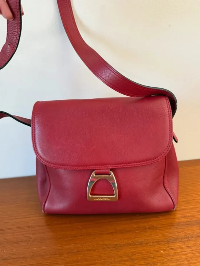 Sac Lancel rouge - photo numéro 2