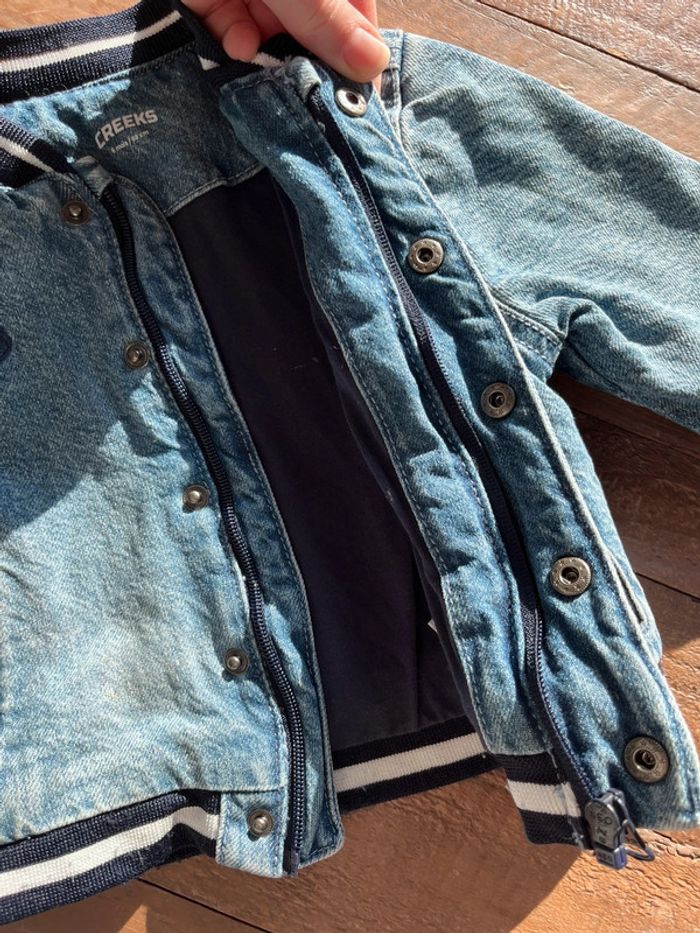 Veste bomber en jean Creeks - photo numéro 3