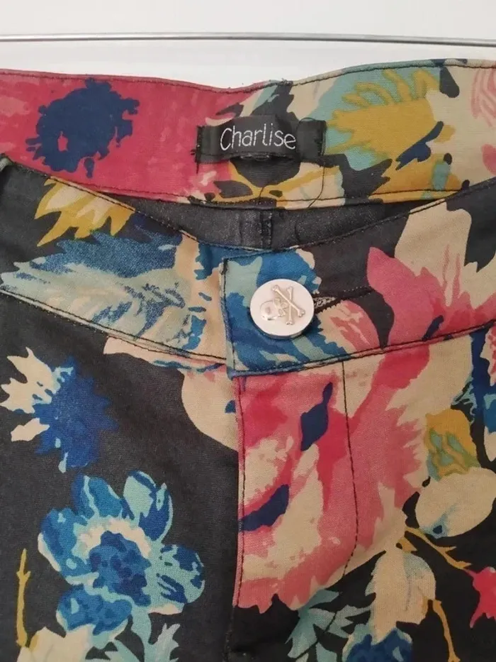 Pantalon skinny fleurs Charlise - photo numéro 4