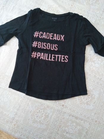 Tee-shirt noir # 3 ans