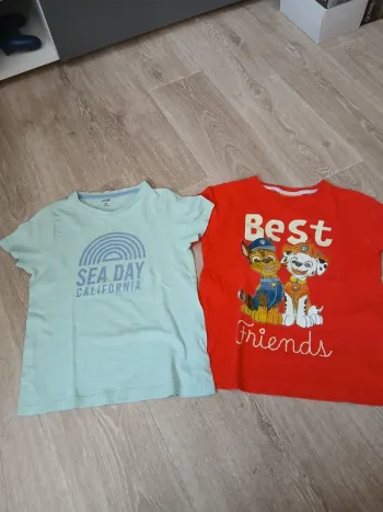 Lot de 2 tee shirts garçon 8 ans