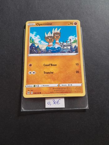 Carte Pokémon Opermine 106/196
