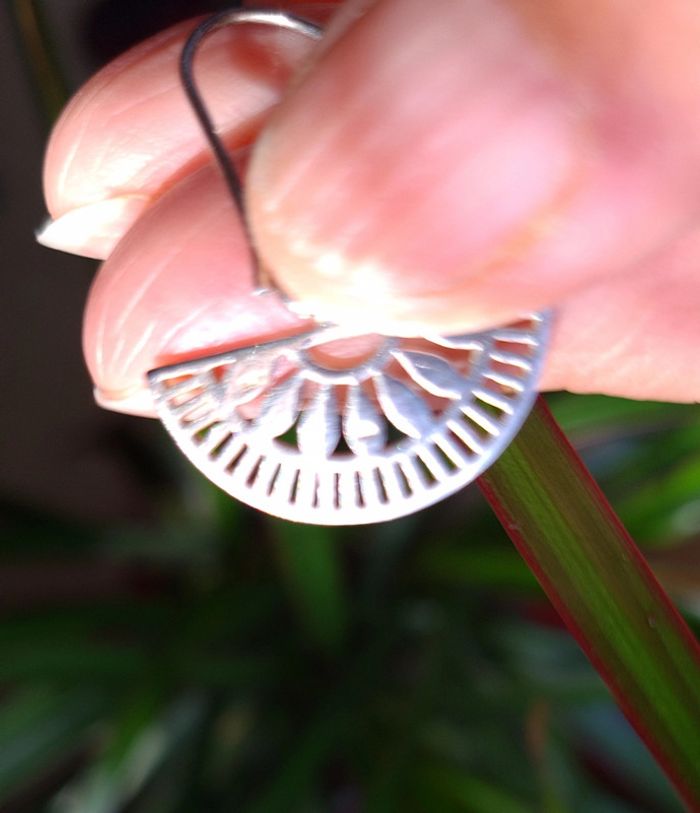 Boucles d'oreilles en argent - photo numéro 5