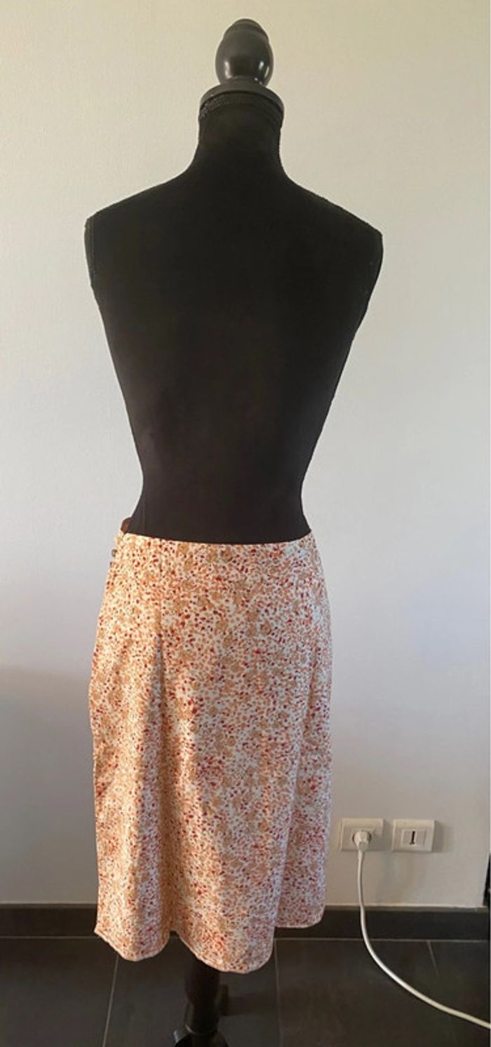 Jupe Etam à fleurs style liberty et pois taille 36 - photo numéro 7