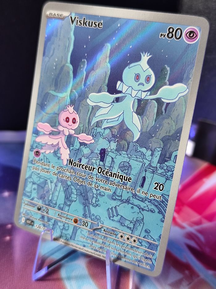 Carte pokémon neuve 🇨🇵 Viskuse 126/086 Flammes Blanches - photo numéro 3