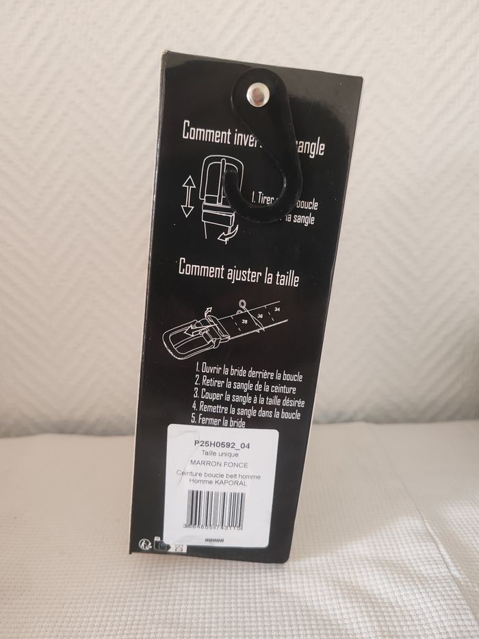 Ceinture boucle belt homme Homme Kaporal. - photo numéro 3