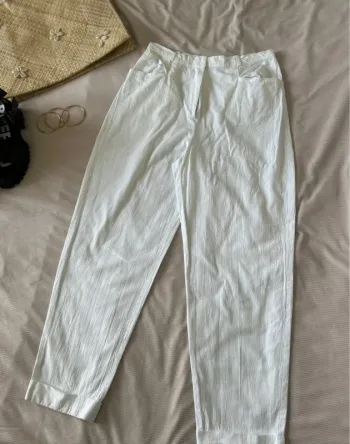 Pantalon blanc tilber taille 46