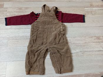 Salopette velours doublé