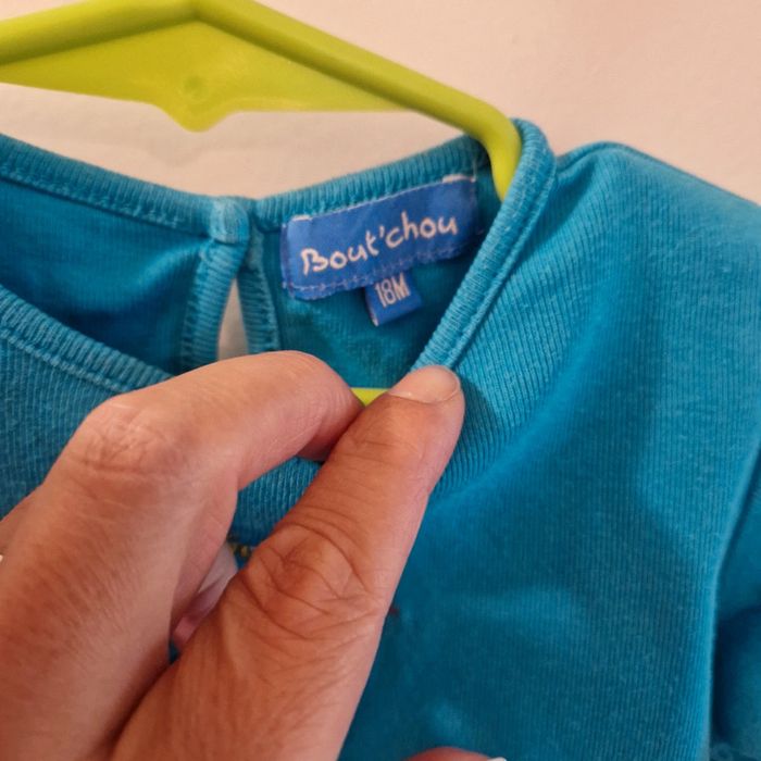 18 mois tee-shirt turquoise - photo numéro 3