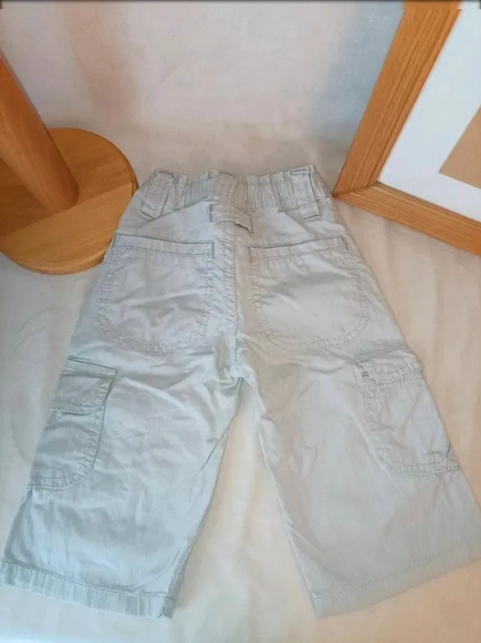 Pantalon cargo beige Waki garçon 3 ans - photo numéro 4