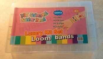 Loom Bands Boite avec élastiques
