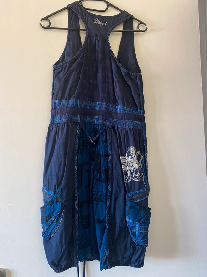 Robe Desigual bleue Taille 38 - photo numéro 3