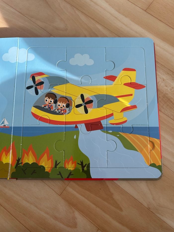 Livre Puzzle Pompier - photo numéro 2