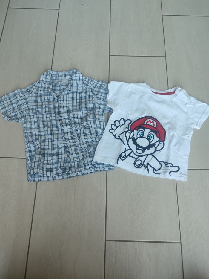 1chemisette et 1 tee shirt